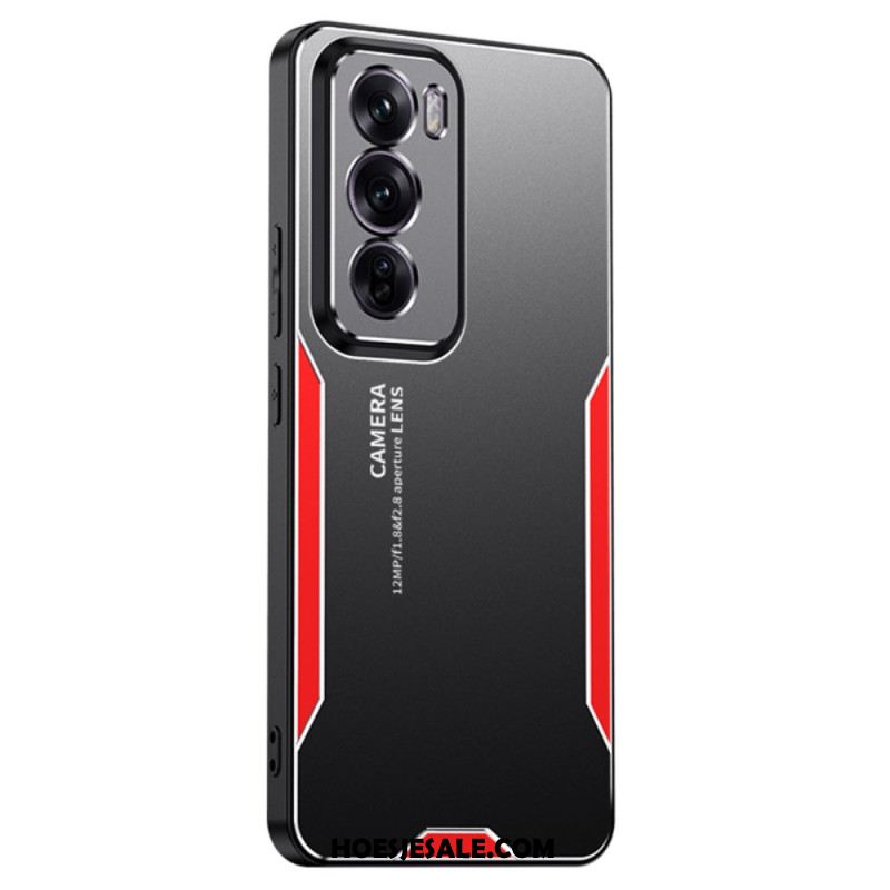 Hoesje Oppo Reno 12 5g Metaaleffect