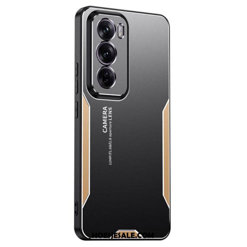 Hoesje Oppo Reno 12 5g Metaaleffect