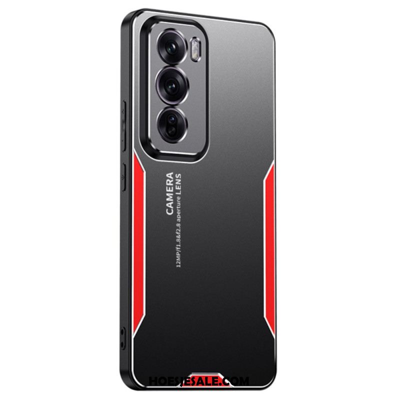 Hoesje Oppo Reno 12 Pro 5g Metaaleffect Bescherming Hoesje