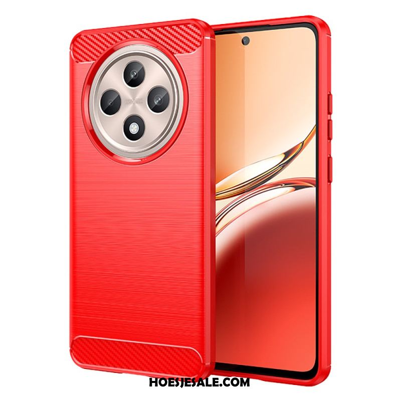 Hoesje Oppo Reno 12f 5g Geborstelde Koolstofvezel