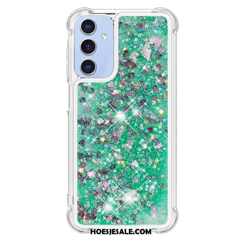 Hoesje Samsung Galaxy A15 5g Glitterontwerp