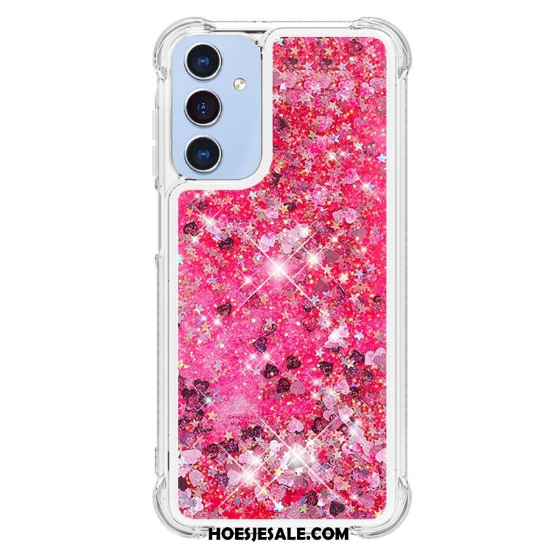 Hoesje Samsung Galaxy A15 5g Glitterontwerp