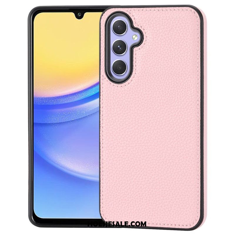 Hoesje Samsung Galaxy A15 5g Litchi Kunstleer