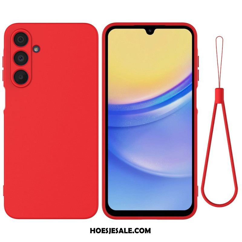 Hoesje Samsung Galaxy A16 5g Vloeibare Siliconen Band Bescherming Hoesje