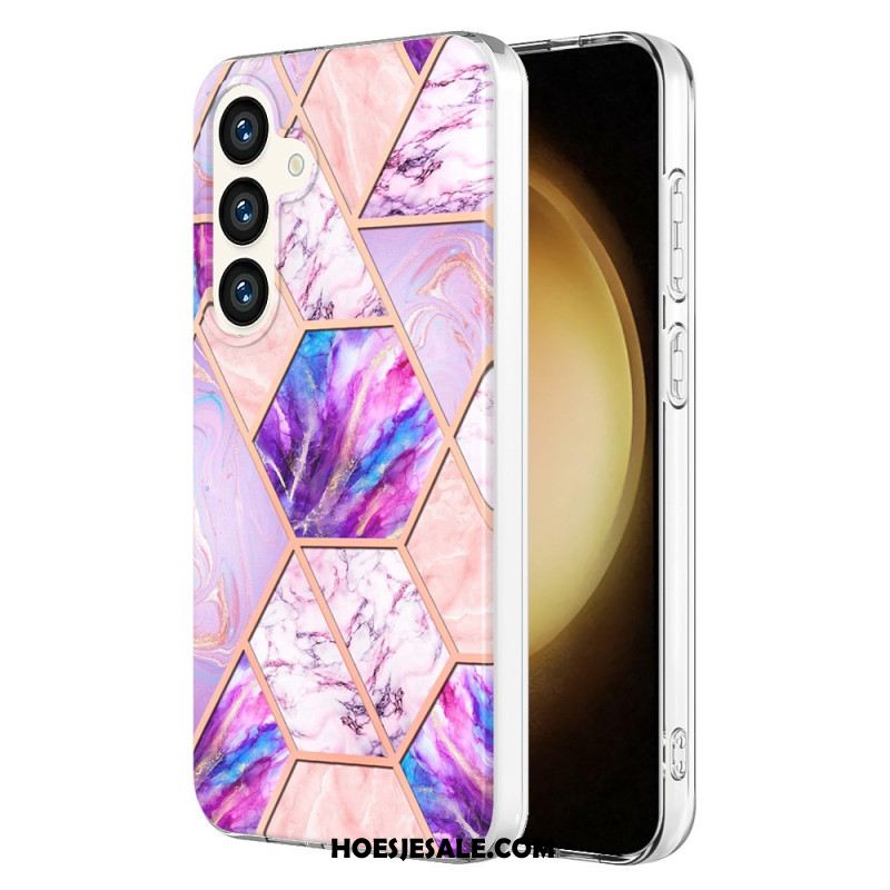 Hoesje Samsung Galaxy S24 5g Geometrisch Marmer