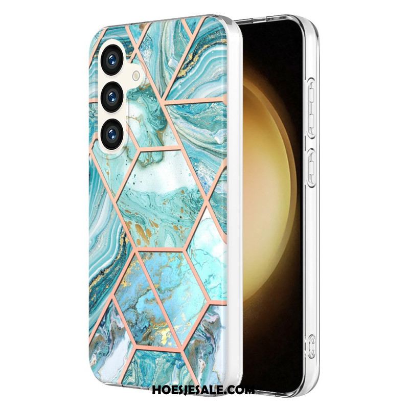 Hoesje Samsung Galaxy S24 5g Geometrisch Marmer