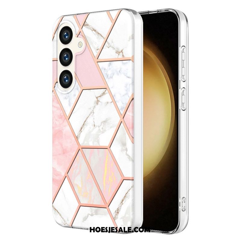 Hoesje Samsung Galaxy S24 5g Geometrisch Marmer