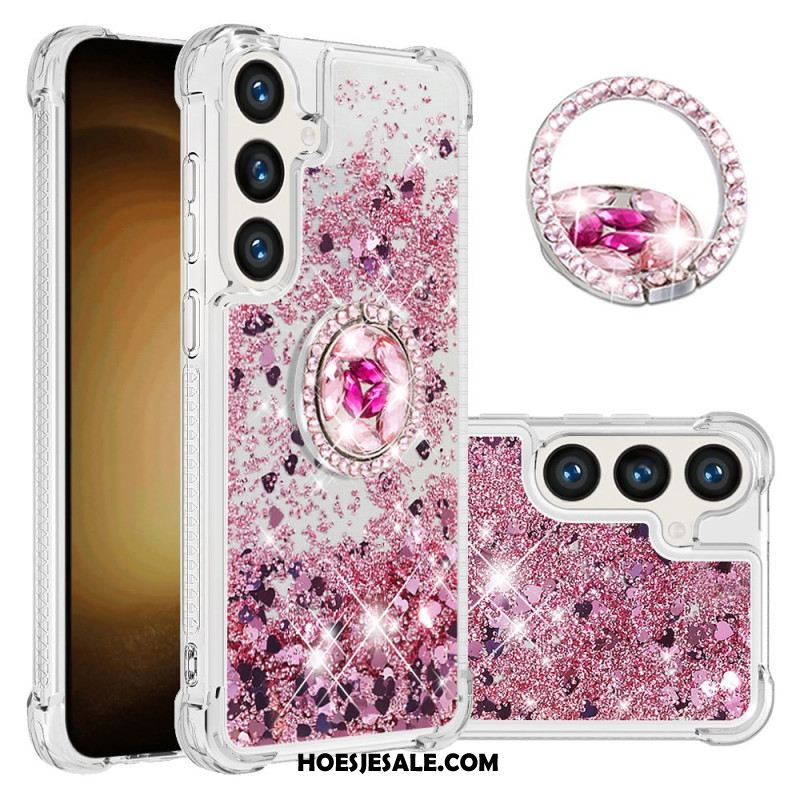 Hoesje Samsung Galaxy S24 5g Met Glittersteunring