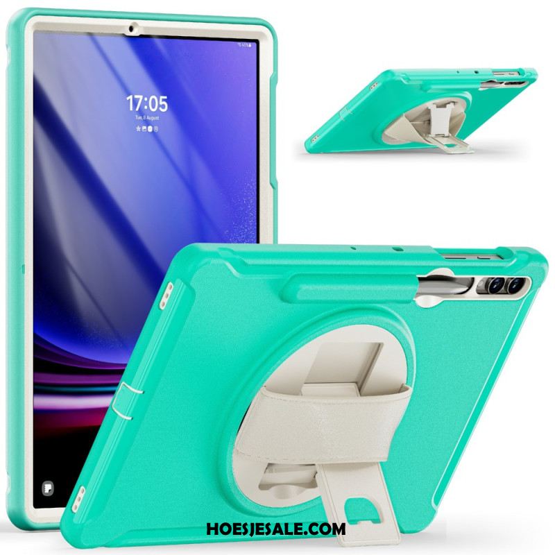 Hoesje Samsung Galaxy Tab S9 Plus Pen- En Krukhouder Bescherming Hoesje