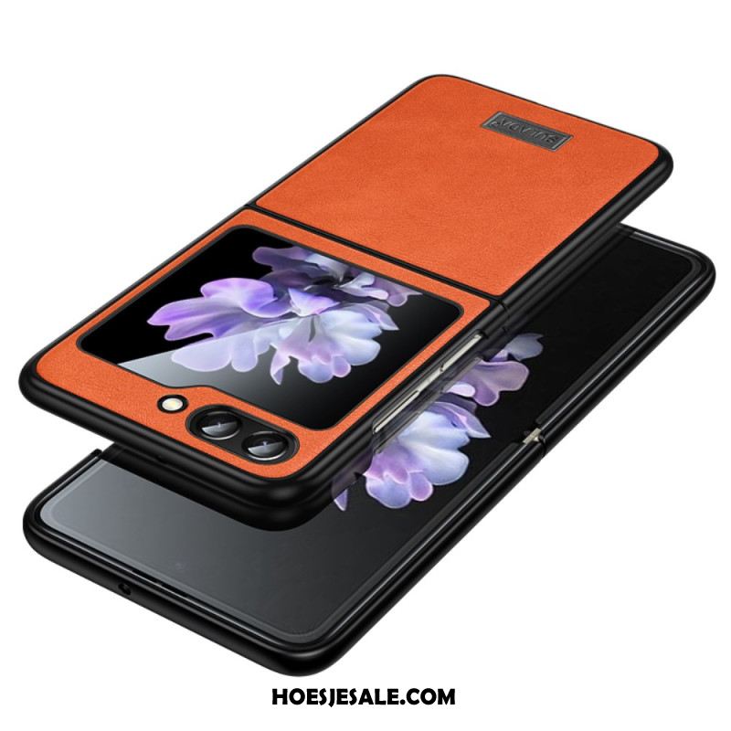 Hoesje Samsung Galaxy Z Flip 5 Kunstleer Sulada Bescherming Hoesje