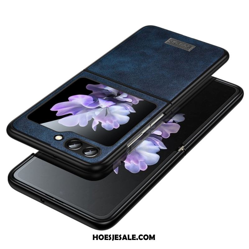 Hoesje Samsung Galaxy Z Flip 5 Kunstleer Sulada Bescherming Hoesje