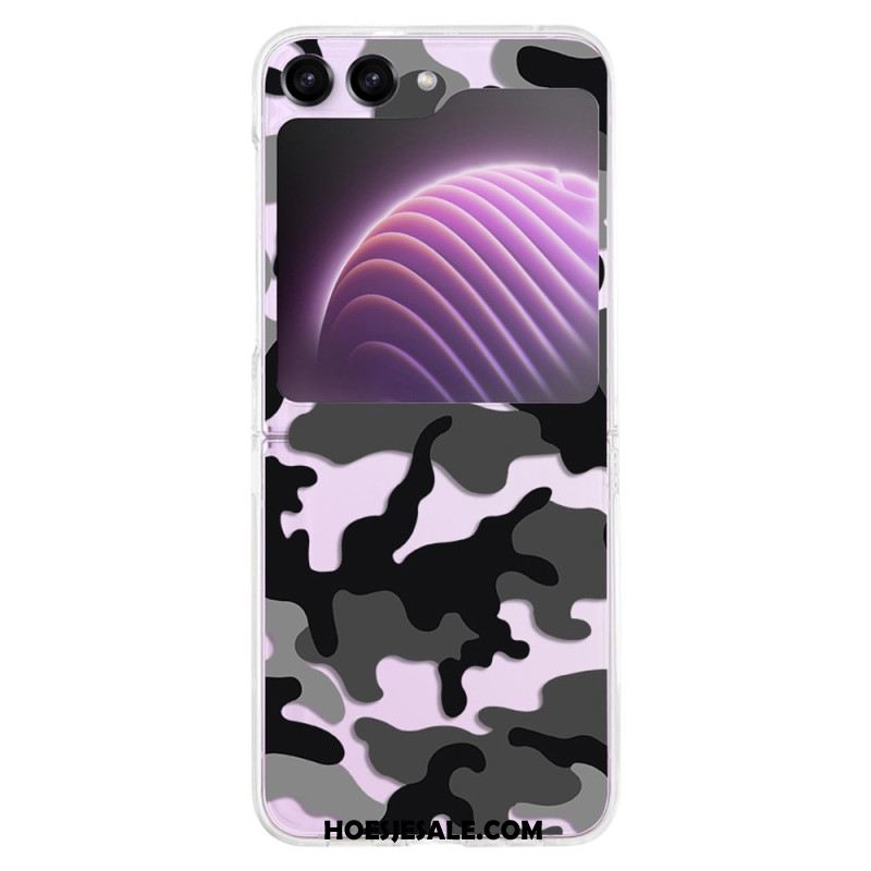 Hoesje Samsung Galaxy Z Flip 5 Naadloos Camouflagepatroon