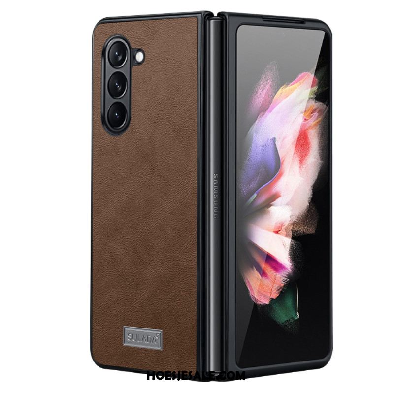 Hoesje Samsung Galaxy Z Fold 5 Elegance Leer Abeel