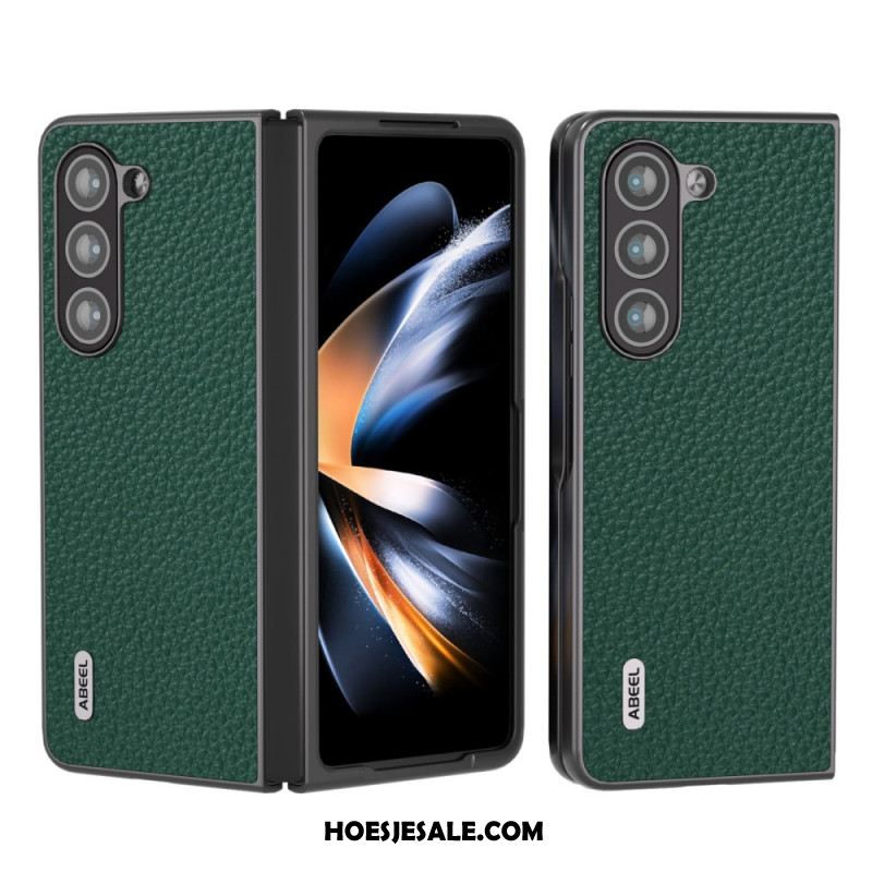 Hoesje Samsung Galaxy Z Fold 5 Klassiek Leer Abeel