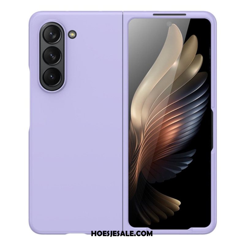 Hoesje Samsung Galaxy Z Fold 5 Met Rubber Beklede Afwerking Bescherming Hoesje