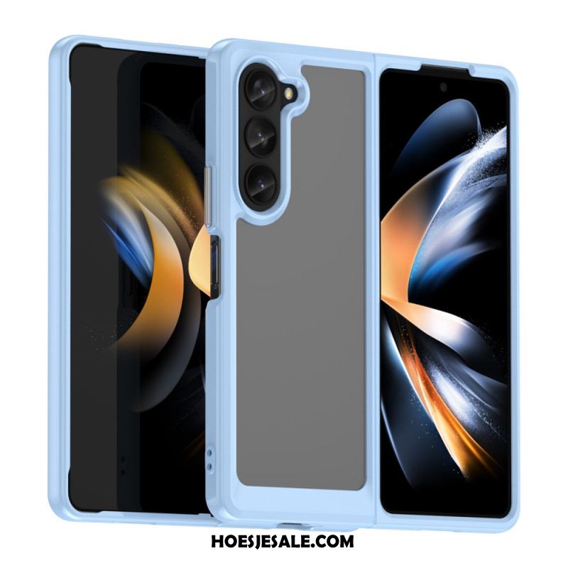 Hoesje Samsung Galaxy Z Fold 5 Siliconen Randen