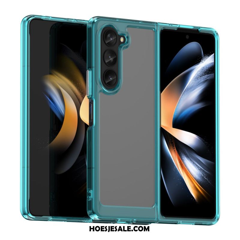 Hoesje Samsung Galaxy Z Fold 5 Siliconen Randen