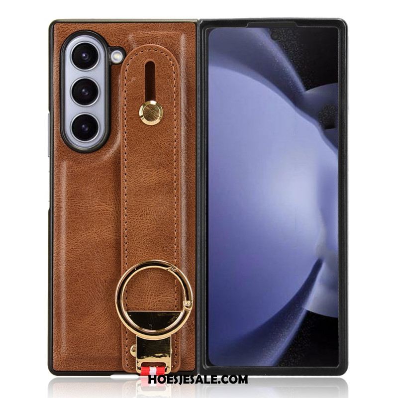 Hoesje Samsung Galaxy Z Fold 6 Riem En Flesopener Bescherming Hoesje