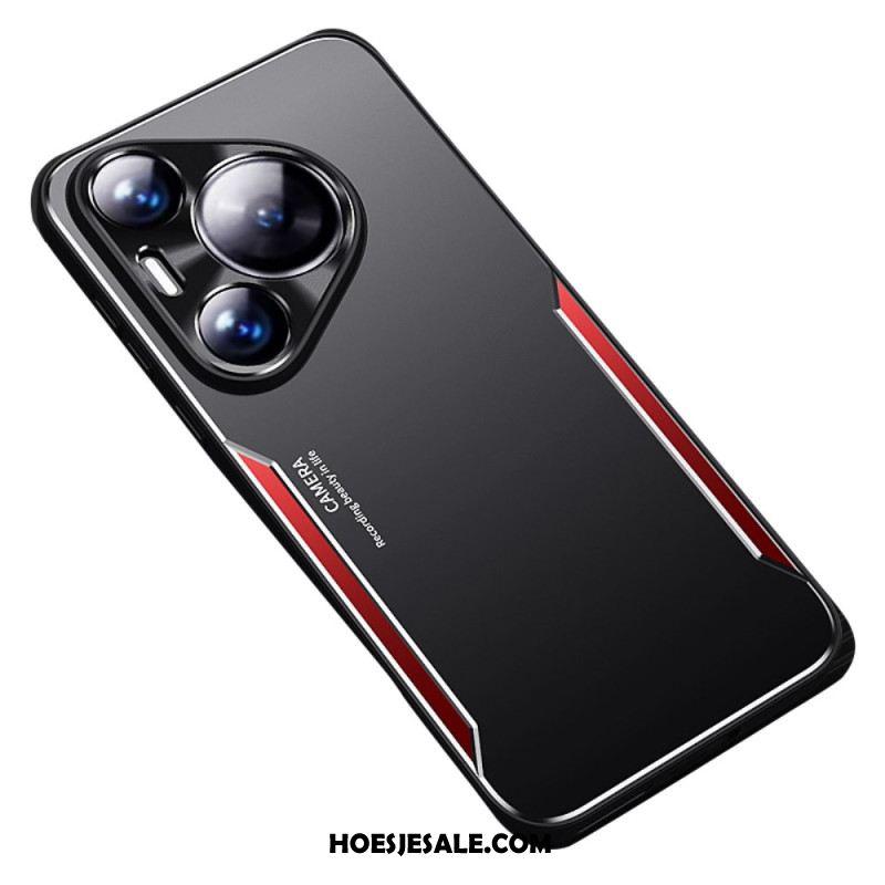 Hoesje Voor Huawei Pura 70 Pro Metaaleffect