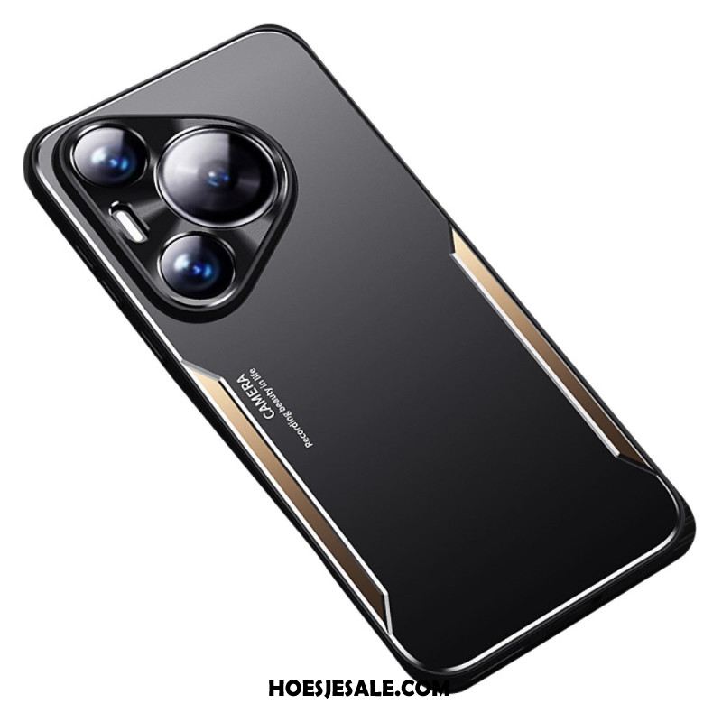 Hoesje Voor Huawei Pura 70 Pro Metaaleffect