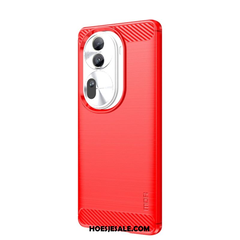 Hoesje Voor Oppo Reno 11 Pro 5g Mofi Geborstelde Koolstofvezel