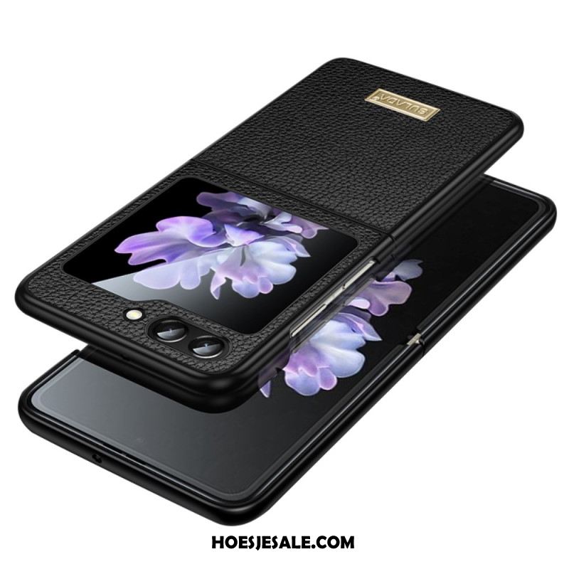 Hoesje Voor Samsung Galaxy Z Flip 5 Sulada Ledereffect