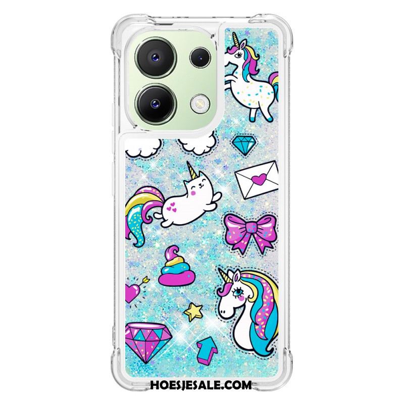 Hoesje Voor Xiaomi Redmi Note 13 4g Pailletten Met Cartoonpatroon