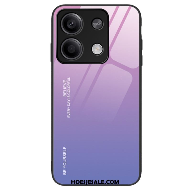 Hoesje Voor Xiaomi Redmi Note 13 5g Kleur Gehard Glas