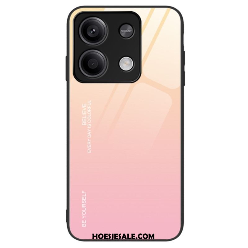 Hoesje Voor Xiaomi Redmi Note 13 5g Kleur Gehard Glas