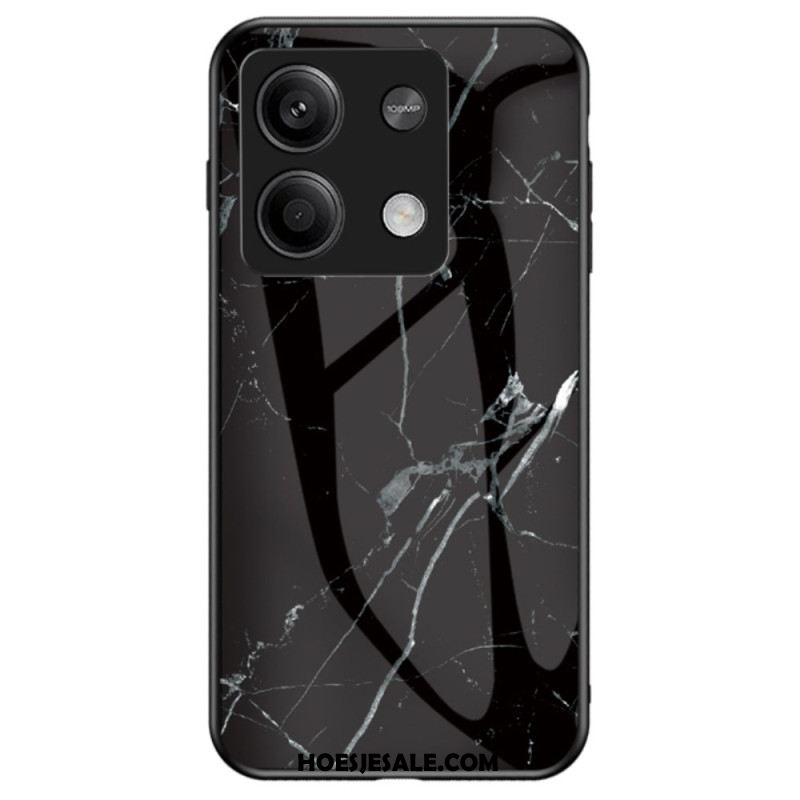 Hoesje Voor Xiaomi Redmi Note 13 5g Marmer Gehard Glas