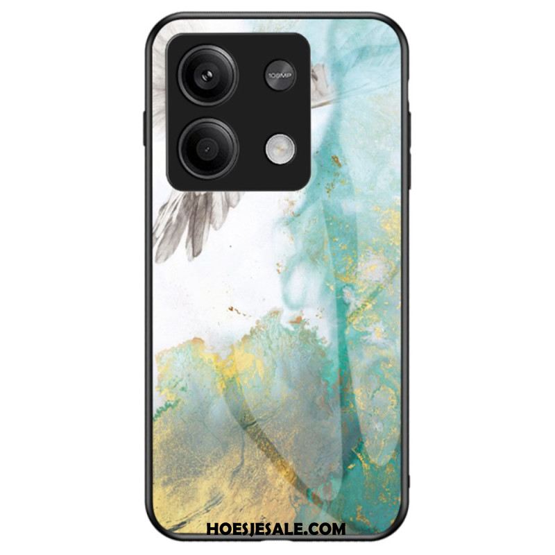 Hoesje Voor Xiaomi Redmi Note 13 5g Marmer Gehard Glas