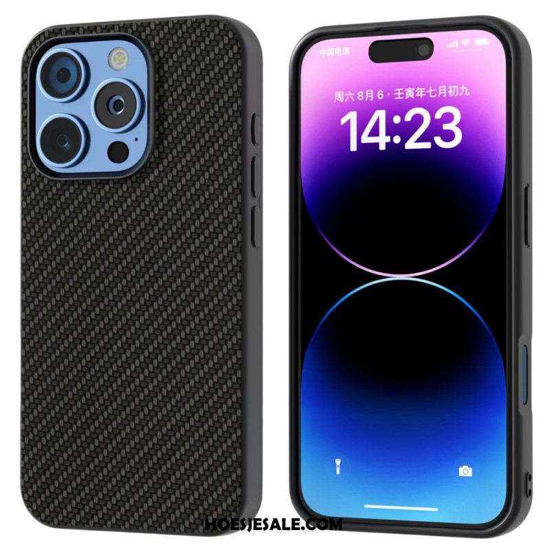 Hoesje Voor iPhone 16 Pro Abeel Koolstofvezel