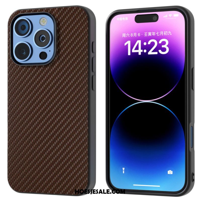 Hoesje Voor iPhone 16 Pro Abeel Koolstofvezel