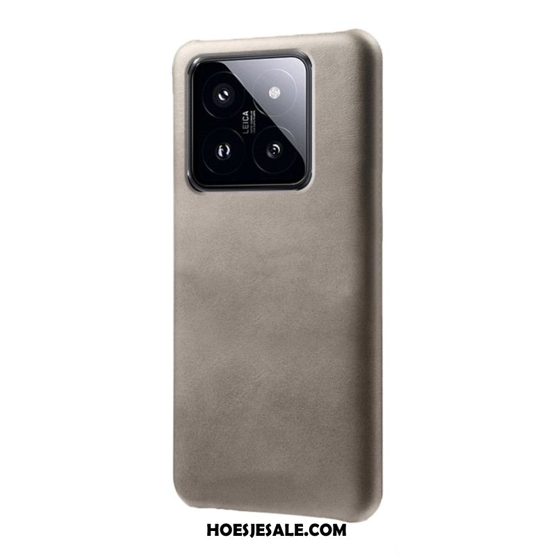 Hoesje Xiaomi 14 Pro Ledereffect Bescherming Hoesje