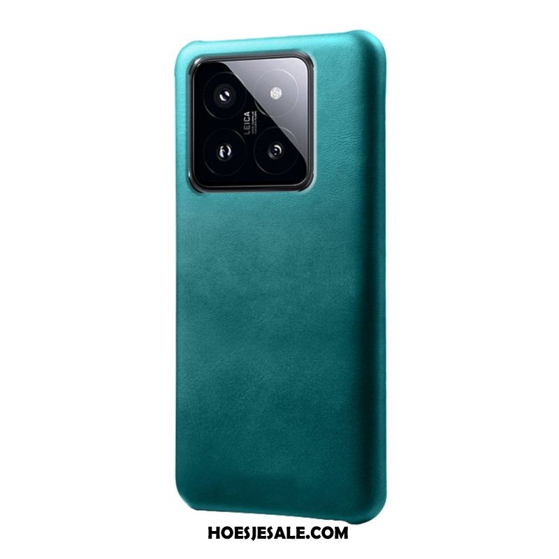 Hoesje Xiaomi 14 Pro Ledereffect Bescherming Hoesje