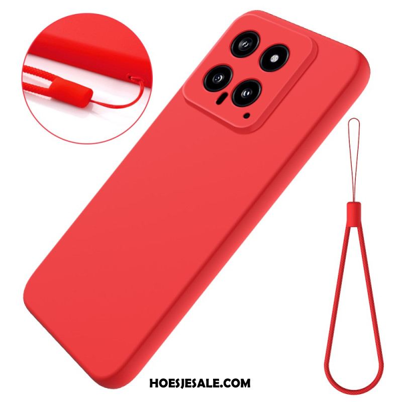 Hoesje Xiaomi 14 Vloeibare Siliconen Band