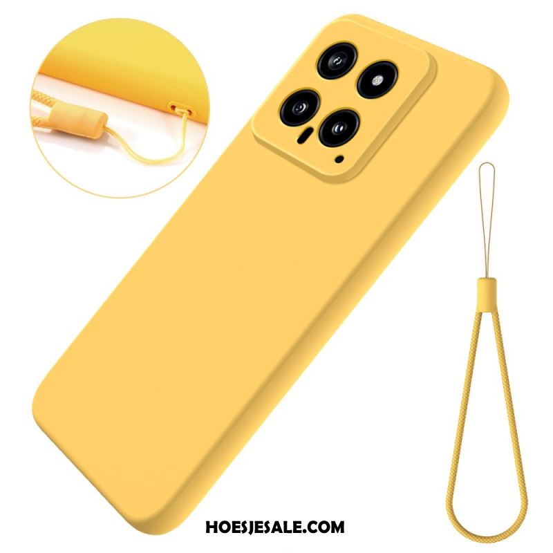 Hoesje Xiaomi 14 Vloeibare Siliconen Band