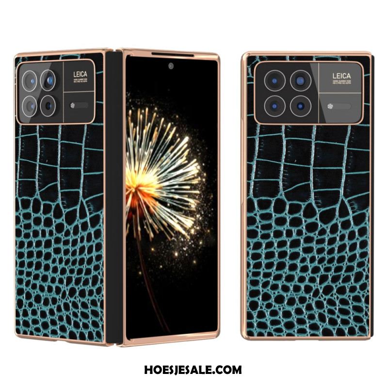 Hoesje Xiaomi Mix Fold 3 Krokodilstijl