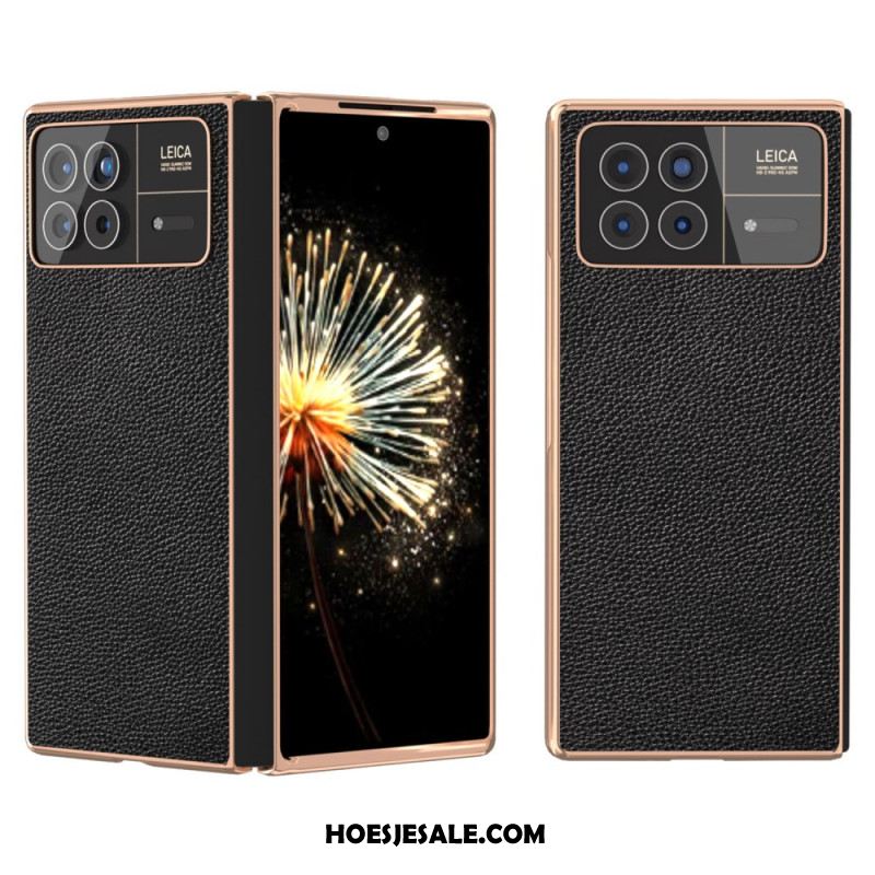 Hoesje Xiaomi Mix Fold 3 Ledereffect