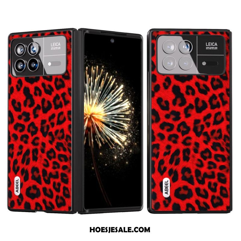 Hoesje Xiaomi Mix Fold 3 Luipaardpatroon Abeel Bescherming Hoesje