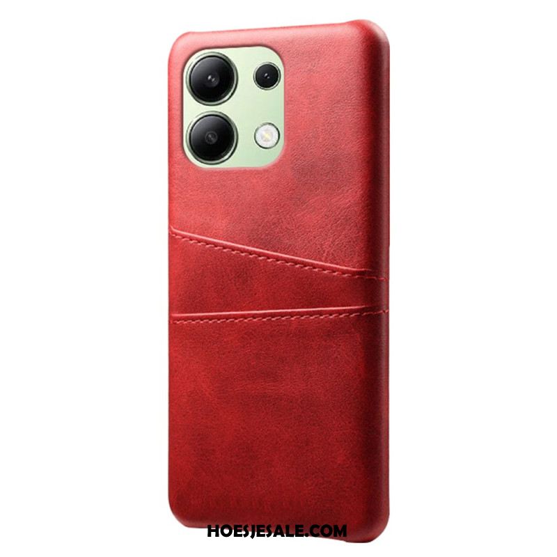 Hoesje Xiaomi Redmi Note 13 4g Kaarthouder Met Leereffect