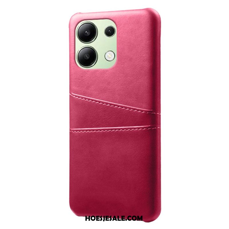 Hoesje Xiaomi Redmi Note 13 4g Kaarthouder Met Leereffect