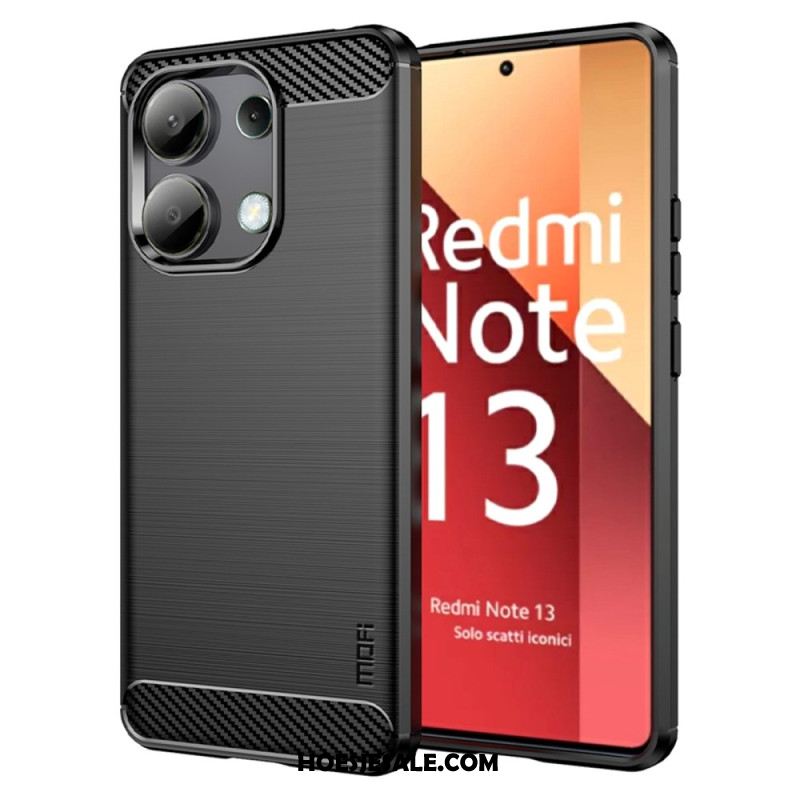 Hoesje Xiaomi Redmi Note 13 4g Mofi Geborstelde Koolstofvezel