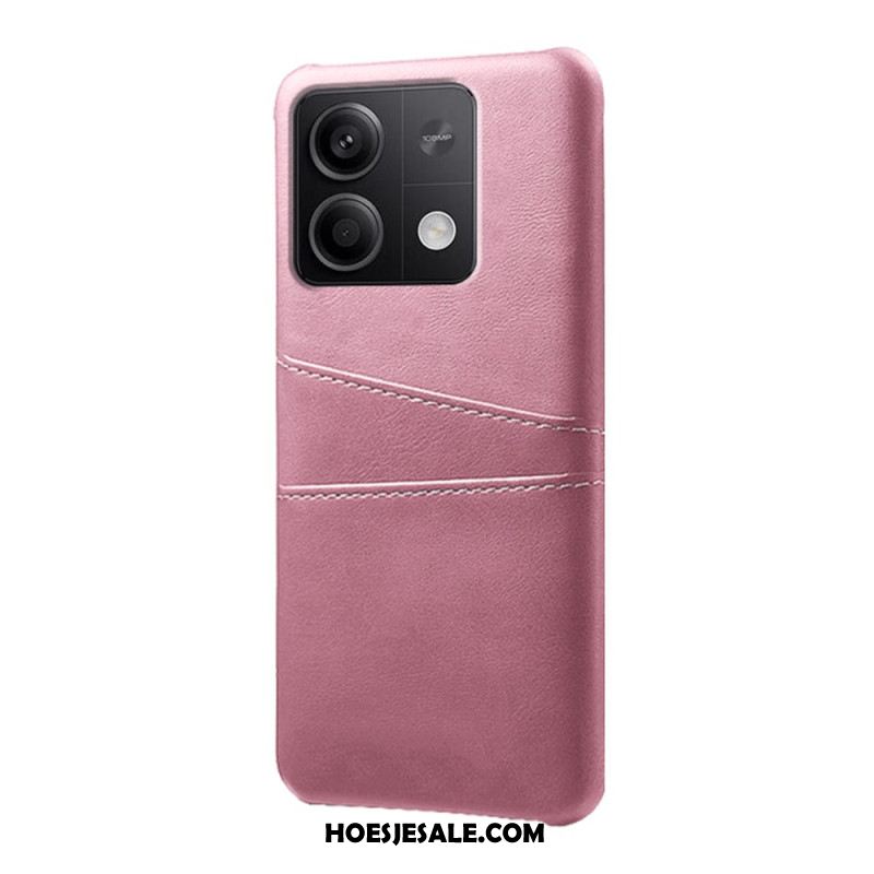 Hoesje Xiaomi Redmi Note 13 5g Kaarthouder Met Leereffect