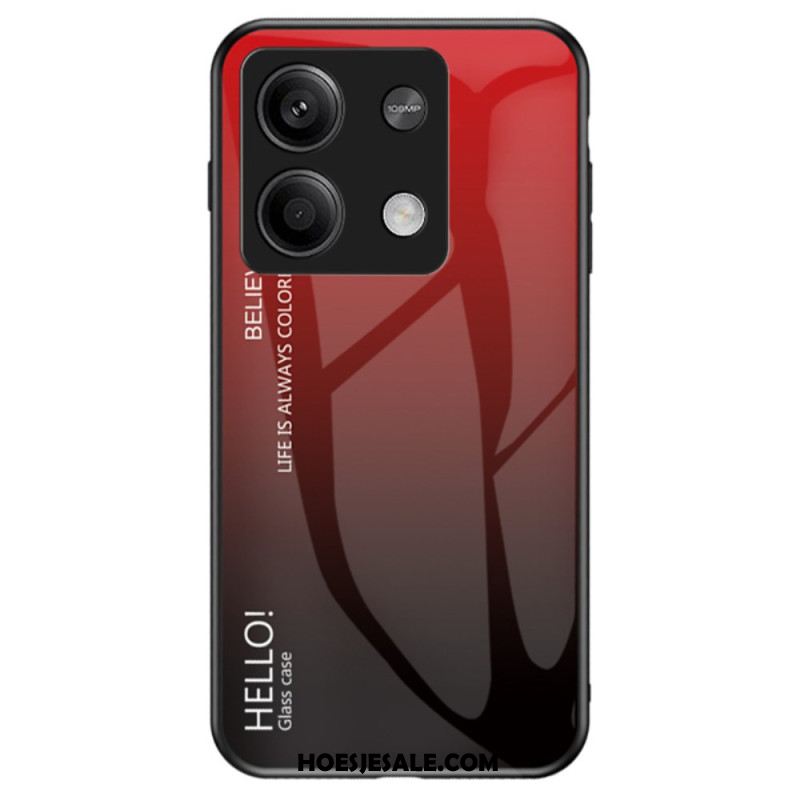 Hoesje Xiaomi Redmi Note 13 5g Kleurverloop Van Gehard Glas