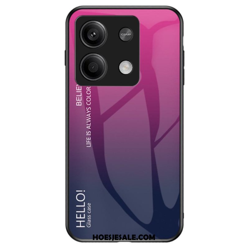 Hoesje Xiaomi Redmi Note 13 5g Kleurverloop Van Gehard Glas