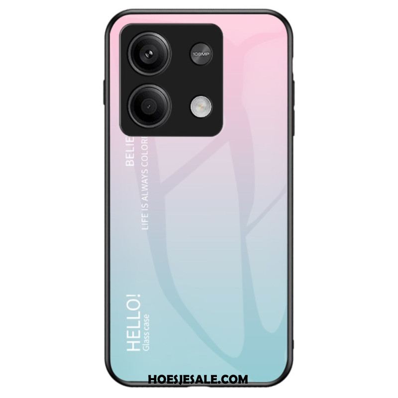 Hoesje Xiaomi Redmi Note 13 5g Kleurverloop Van Gehard Glas