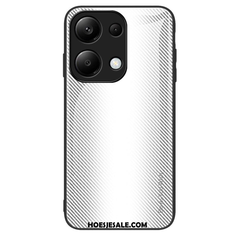 Hoesje Xiaomi Redmi Note 13 Pro 4g Koolstofvezel Gehard Glas