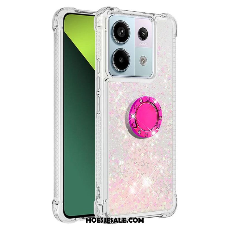 Hoesje Xiaomi Redmi Note 13 Pro 5g Glitterringhouder Bescherming Hoesje