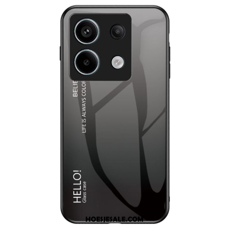 Hoesje Xiaomi Redmi Note 13 Pro 5g Hallo Gehard Glas Bescherming Hoesje